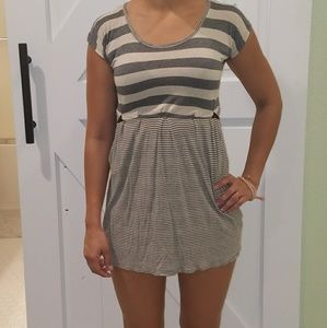 Grey Shirt Dress